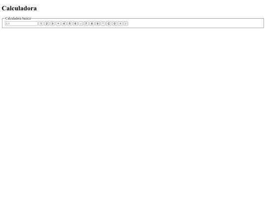 Calculadora screenshot