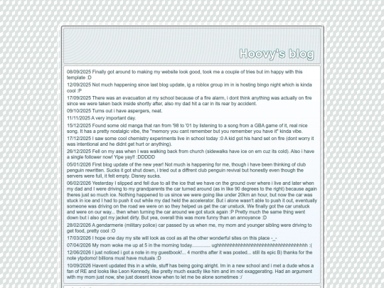 blog screenshot