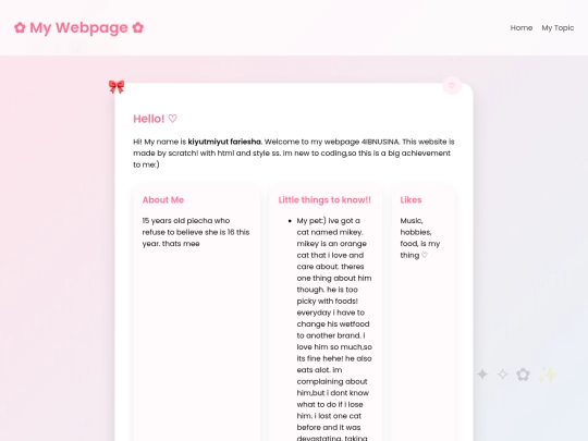 topic screenshot