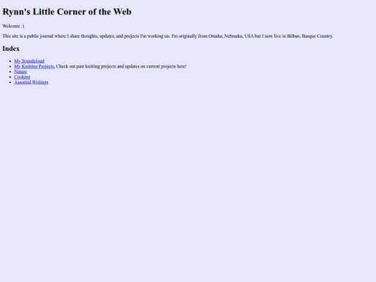 index screenshot