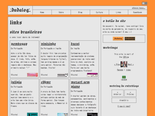 links screenshot