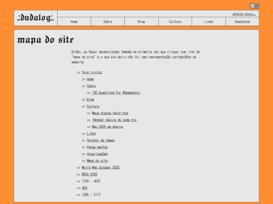 sitemap screenshot