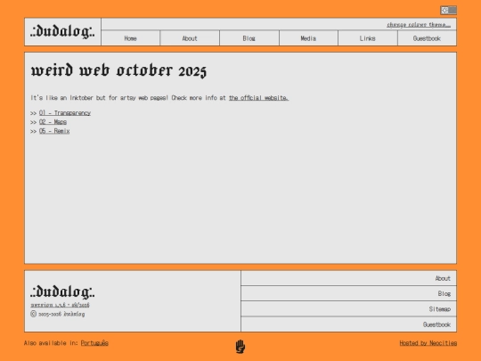 weird-web-october/2025 screenshot