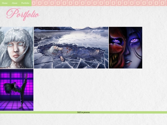 Portfolio screenshot