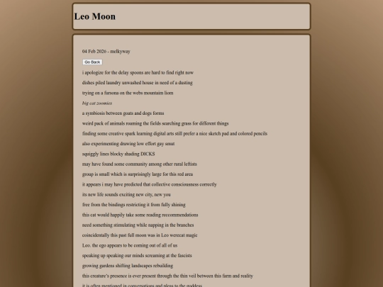 creechur/2026/02/04/Leo-Moon screenshot