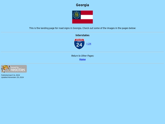 roadsigns/georgia screenshot