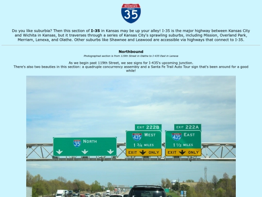 roadsigns/kansas/i-35/north/1 screenshot