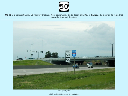 roadsigns/kansas/us-50 screenshot