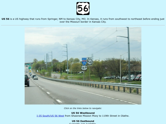 roadsigns/kansas/us-56 screenshot