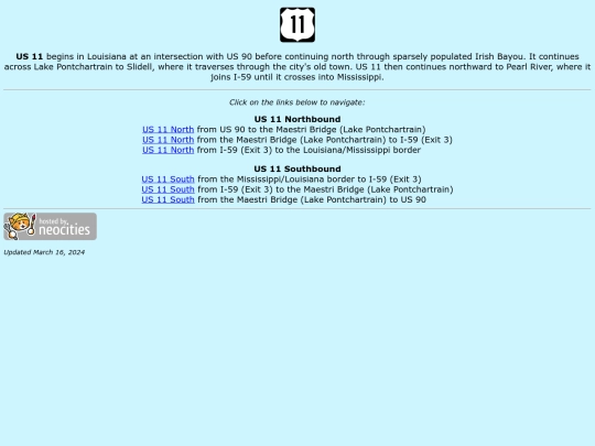 roadsigns/louisiana/us-11 screenshot