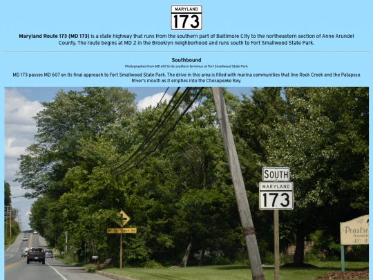 roadsigns/maryland/173 screenshot