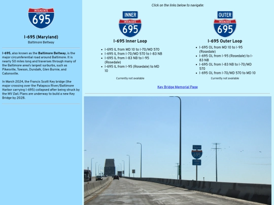 roadsigns/maryland/i-695 screenshot