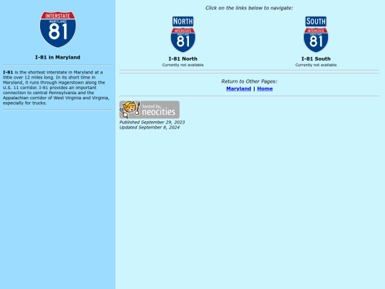 roadsigns/maryland/i-81 screenshot