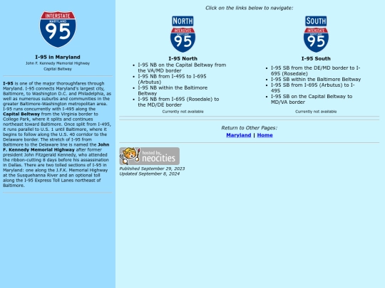 roadsigns/maryland/i-95 screenshot