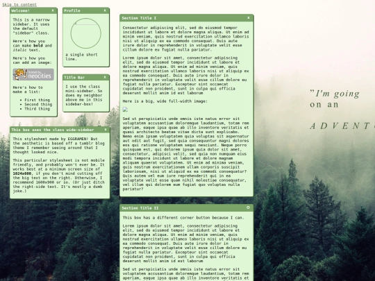 Adventures/cheat-sheet screenshot