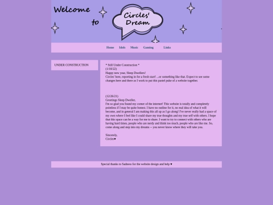 Links screenshot
