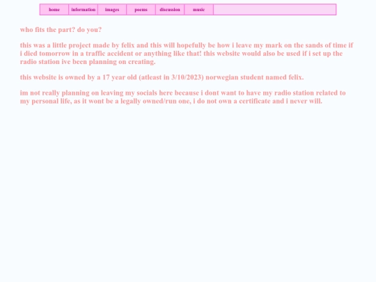 info screenshot