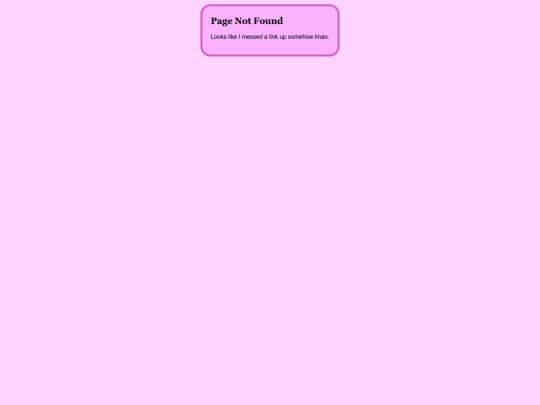 not_found screenshot