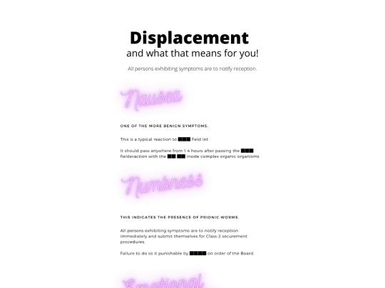 displacement screenshot