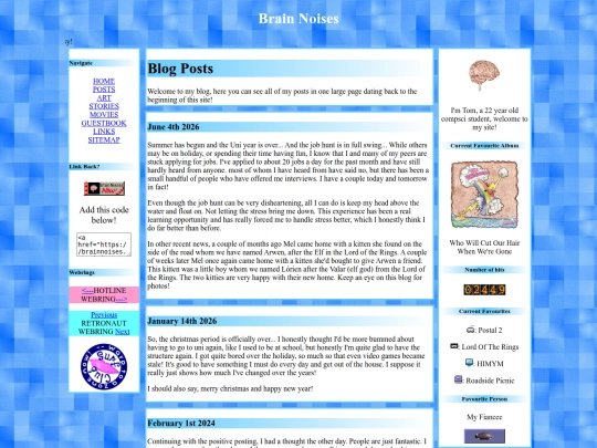 blog screenshot