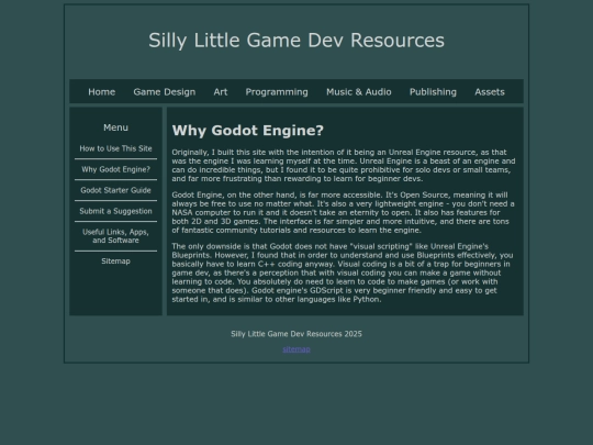 home/whygodot screenshot