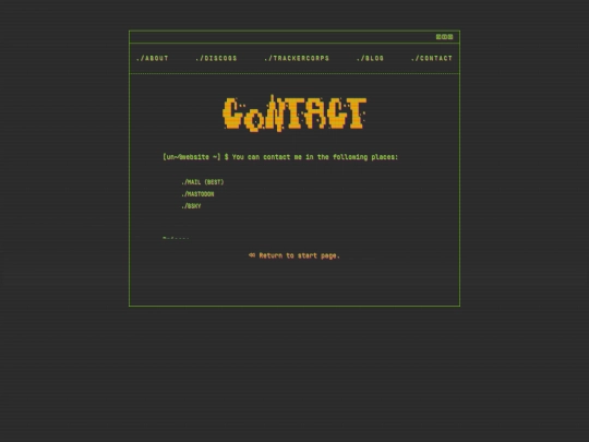 contact screenshot