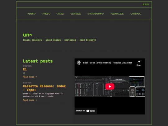 index screenshot