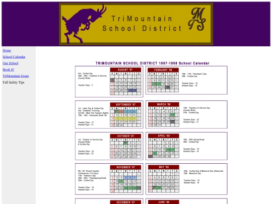 schoolcalendar screenshot