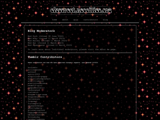 contributors screenshot