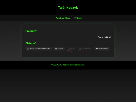 koszyk screenshot
