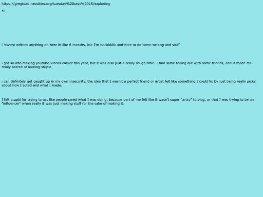 tuesday sept 15/exploding screenshot