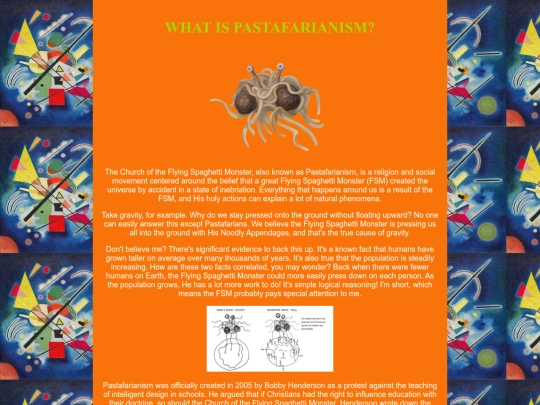 pastafarianism screenshot
