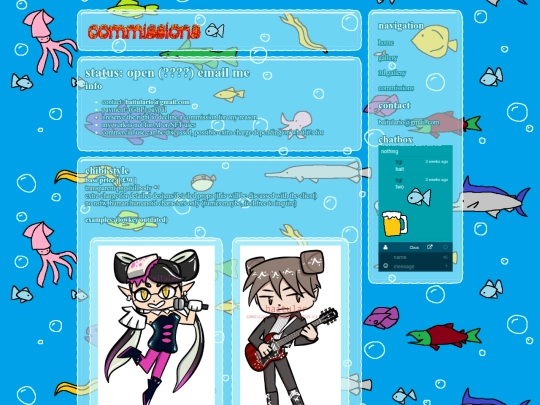 commissions screenshot