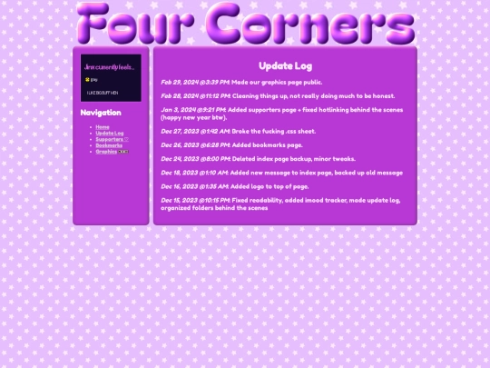purp-corner/logs screenshot