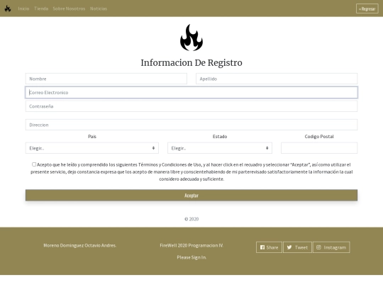 login screenshot