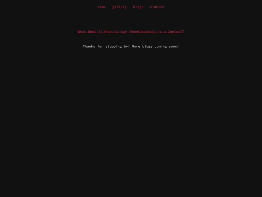 blog screenshot