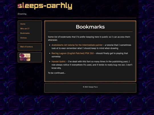 bookmarks screenshot