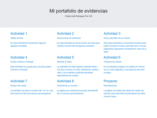index screenshot