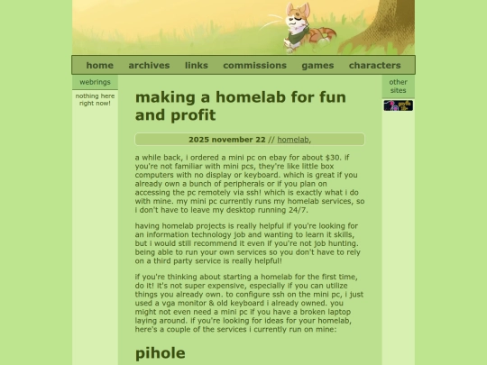 posts/2025-11-21-starting-a-homelab-for-fun-and-profit screenshot