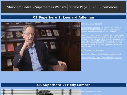 Superheroes screenshot