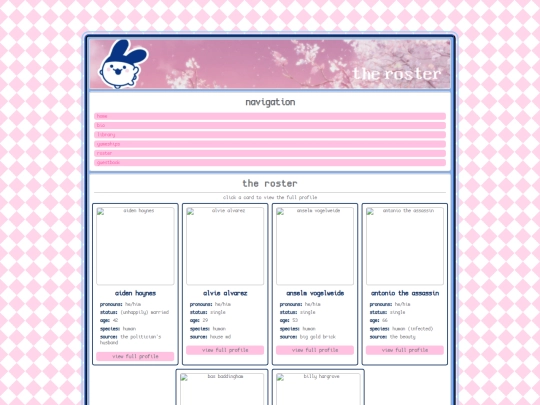 roster screenshot