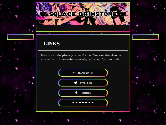 links screenshot
