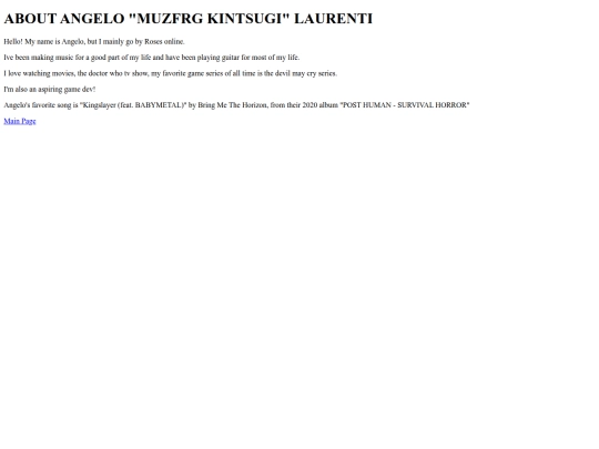 aboutangelo screenshot