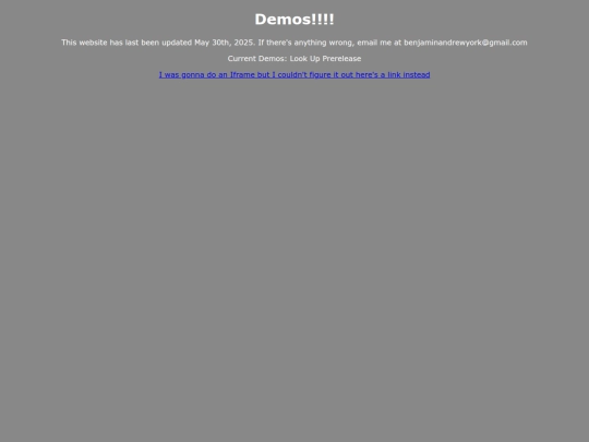 benyork/demolistenings screenshot
