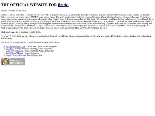 bottle screenshot