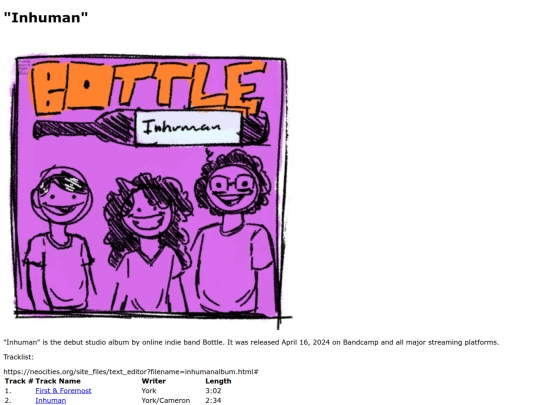 inhumanalbum screenshot