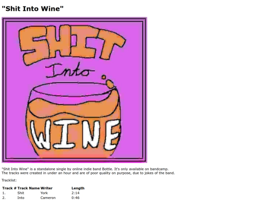 shitintowinesingle screenshot