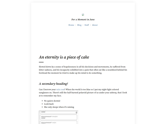 blog screenshot