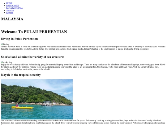 PULAU PERHENTIAN screenshot