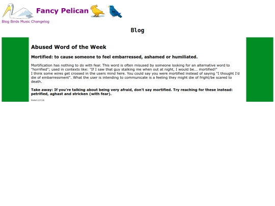 blog screenshot